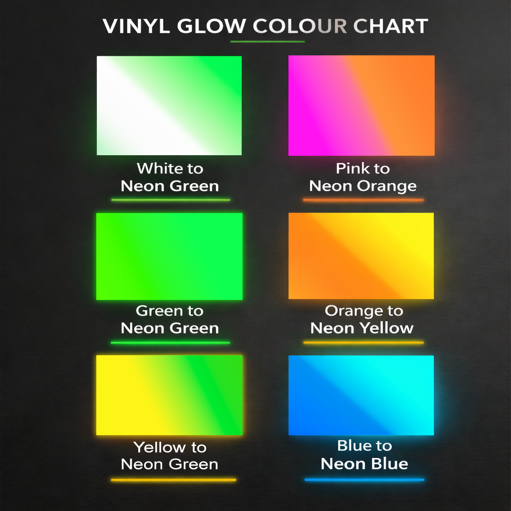 Mickie Ness Branded T-shirt - Colour-Shift: Neon Daylight, Glow in Dark and UV