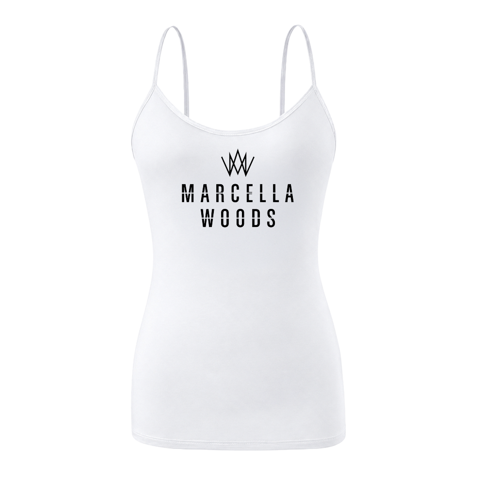 Marcella Woods Signature Logo Scoop Neck Cami Vests