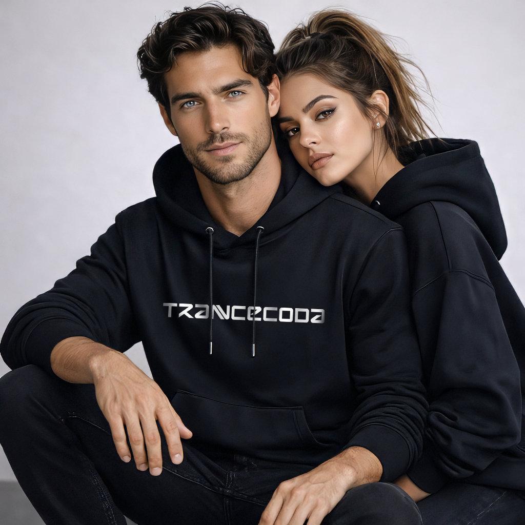 TRANCECODA Branded - Organic Hoodie Thick Oversized Hoodie