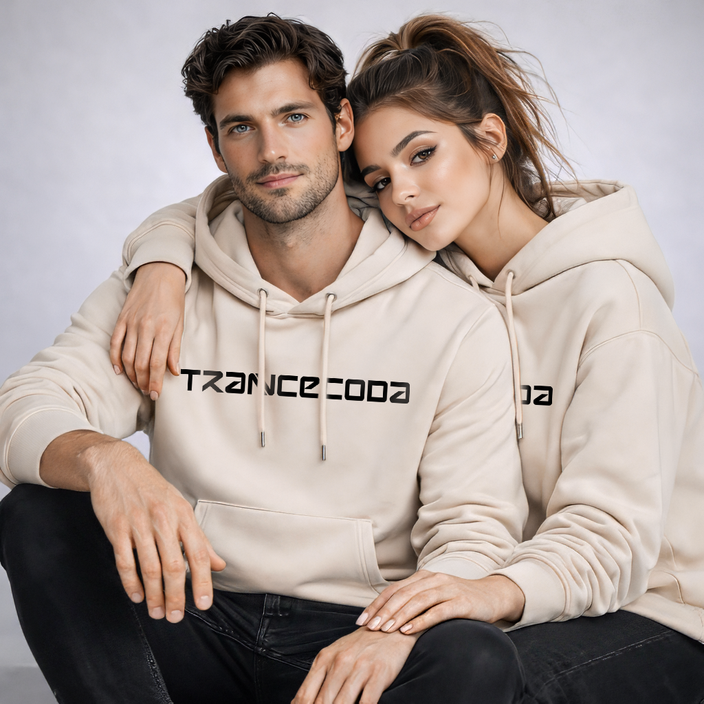 TRANCECODA Branded - Organic Hoodie Thick Oversized Hoodie