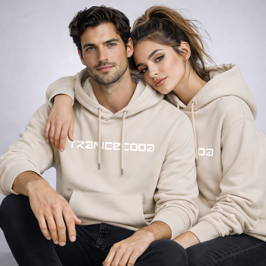 TRANCECODA Branded - Organic Hoodie Thick Oversized Hoodie