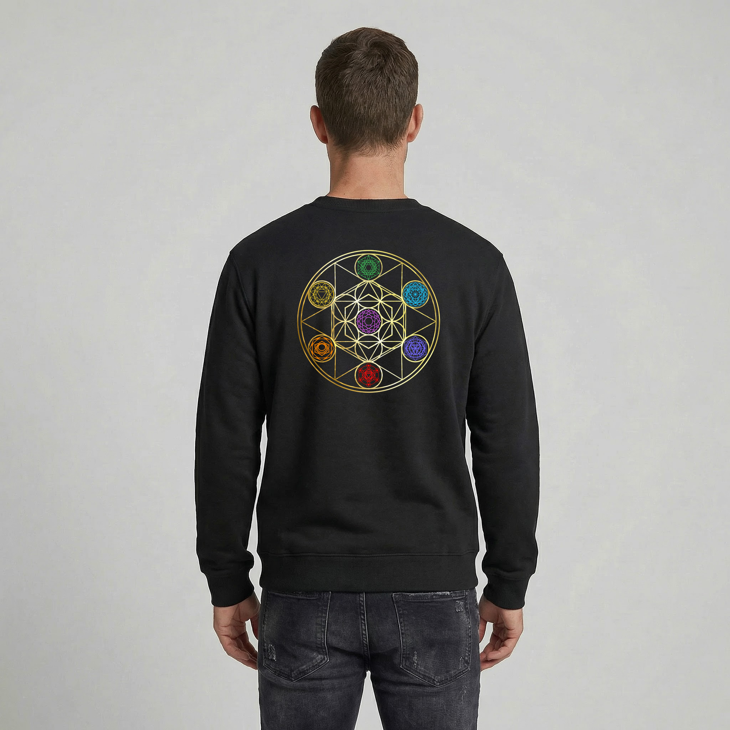 Dark Fusion Chakra Harmony Unisex Sweat-Shirt