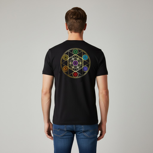 Dark Fusion Chakra Harmony Fashion Fit T-Shirt