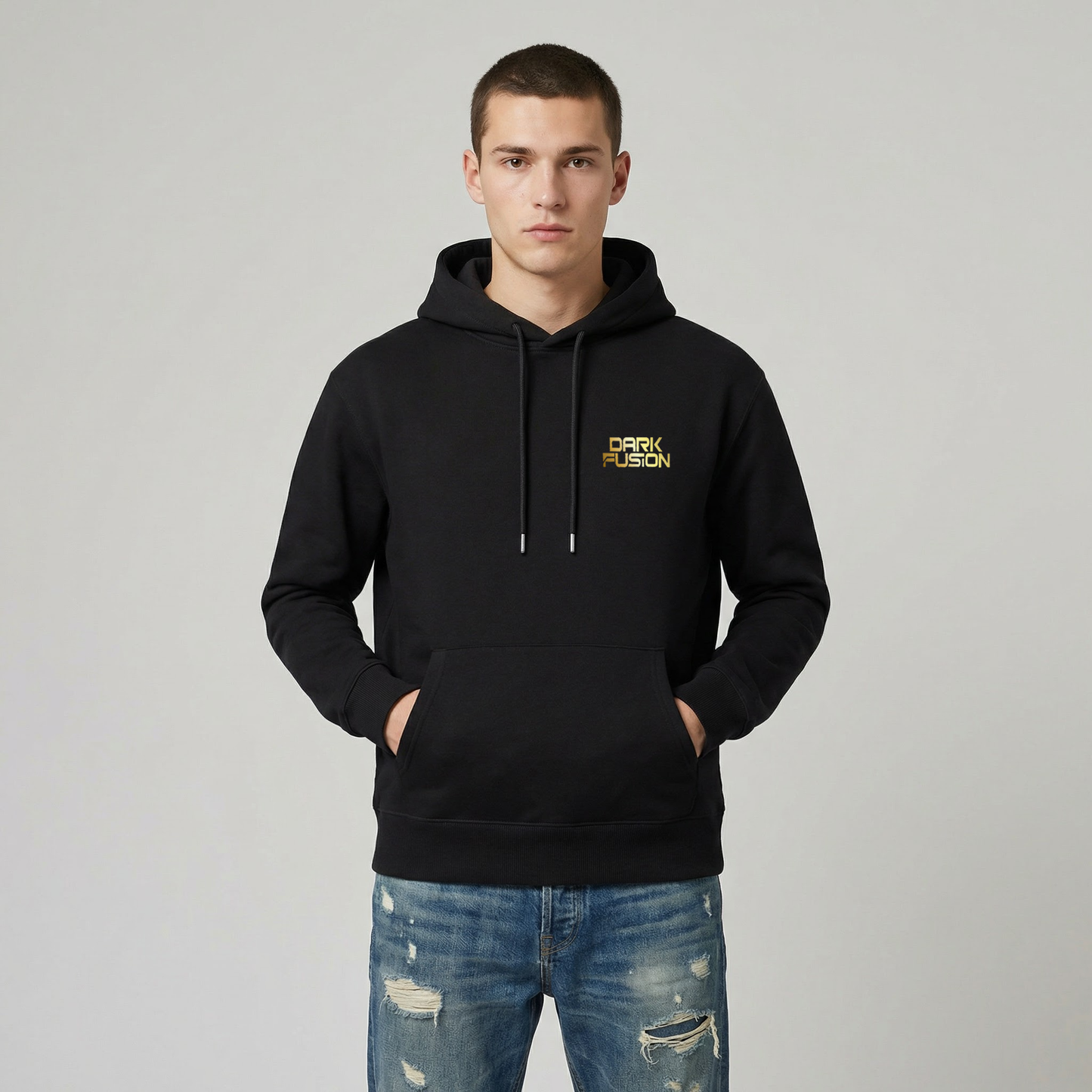 Dark Fusion Chakra Harmony Unisex Organic Hoodie