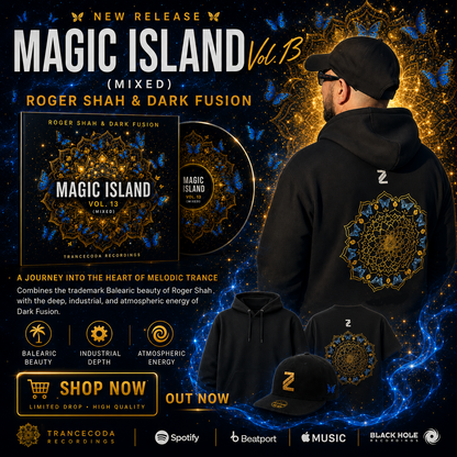 Trancecoda Recordings Ethereal Mystery Over-Sized Hoodie