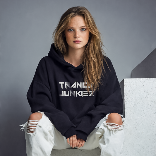 TRANCE JUNKIEZ – 2023 Branded - Organic Hoodie Thick Oversized Hoodie