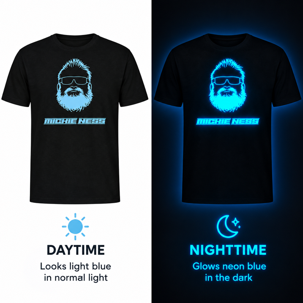 Mickie Ness Branded - Colour-Shift: Neon Daylight, Glow in Dark and UV - T-Shirts