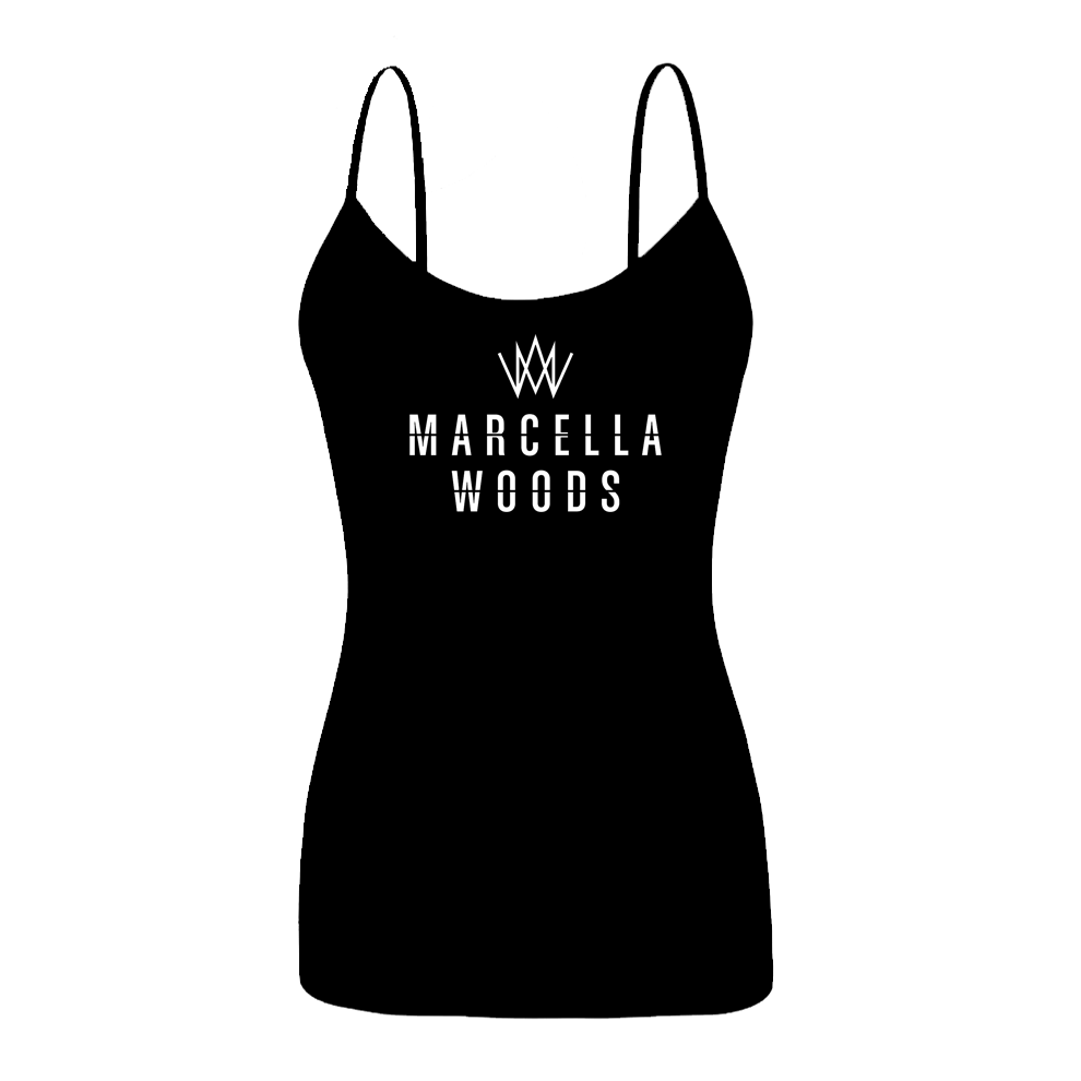 Marcella Woods Signature Logo Scoop Neck Cami Vests